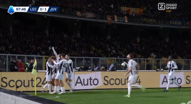 Lecce-Juventus 0-1 CAMBIASO