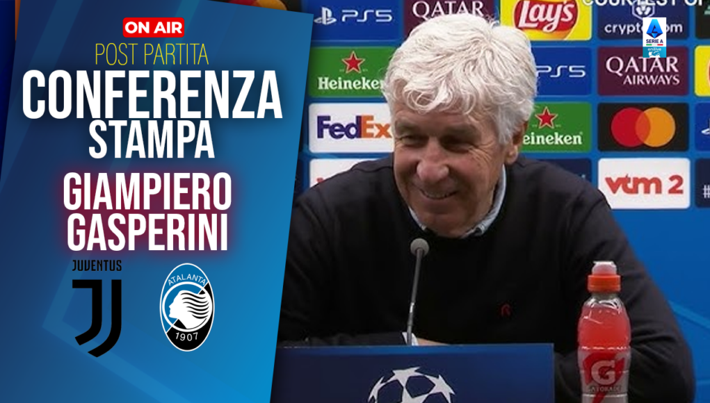 conferenza stampa Giampiero Gasperini dopo Juventus-Atalanta 0-4