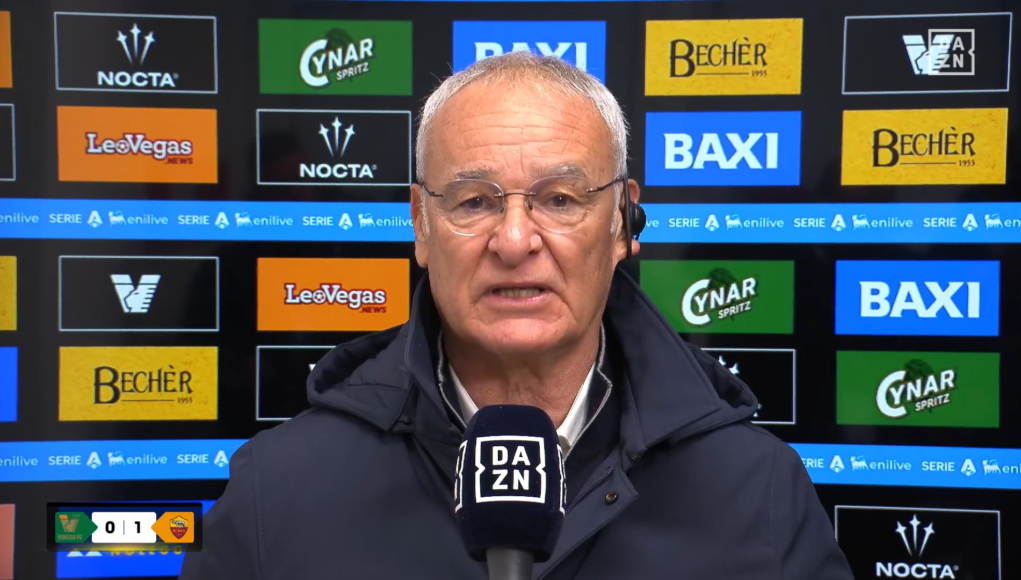 Claudio Ranieri dopo Empoli-Roma 0-1