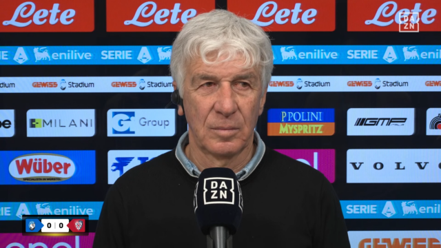 le parole di Gasperini al temrine della partita