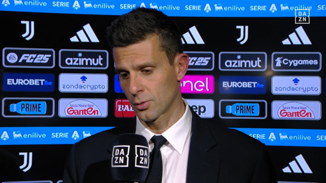 Thiago Motta allenatore della Juventus parla dopo la partita